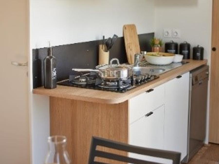 Mobilhome 4 personnes - PREMIUM - 2 chambres avec climatisation, TV et lave-vaisselle - 31m² 3
