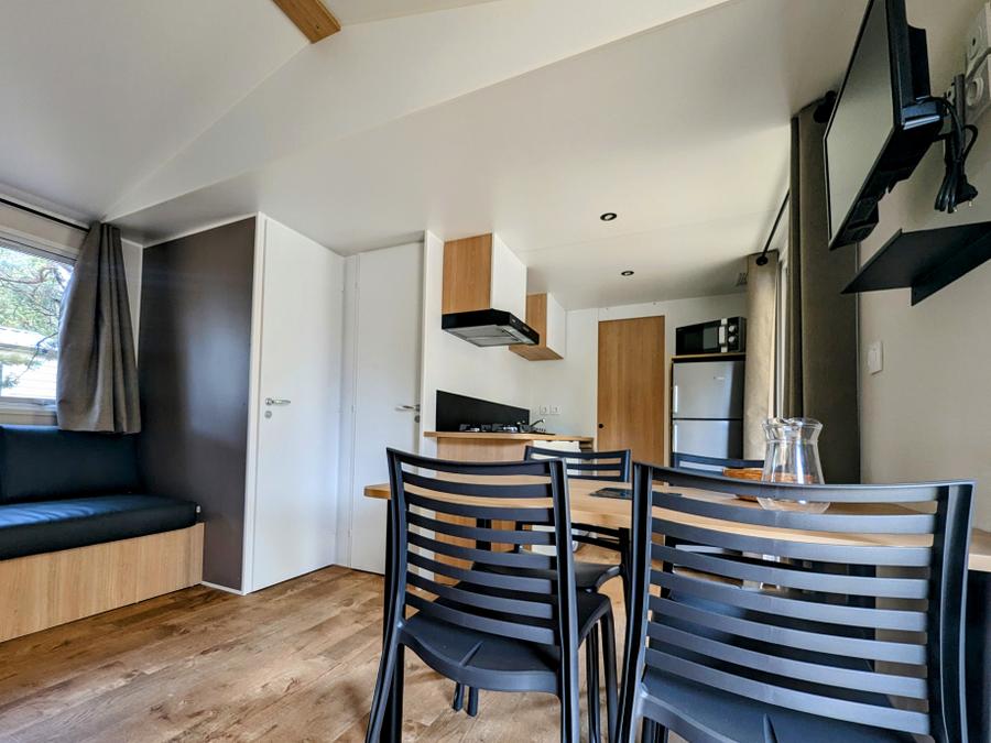 Mobilhome 4 personnes - PREMIUM - 2 chambres avec climatisation, TV et lave-vaisselle - 31m² 2