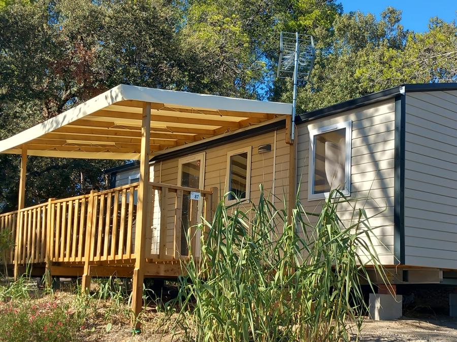 Mobilhome 6 personnes - PREMIUM - 3 chambres avec climatisation, TV, lave-vaisselle - 34m² 0