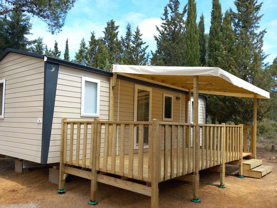 Mobilhome 6 personnes - PREMIUM - 3 chambres avec climatisation, TV, lave-vaisselle - 34m² 1
