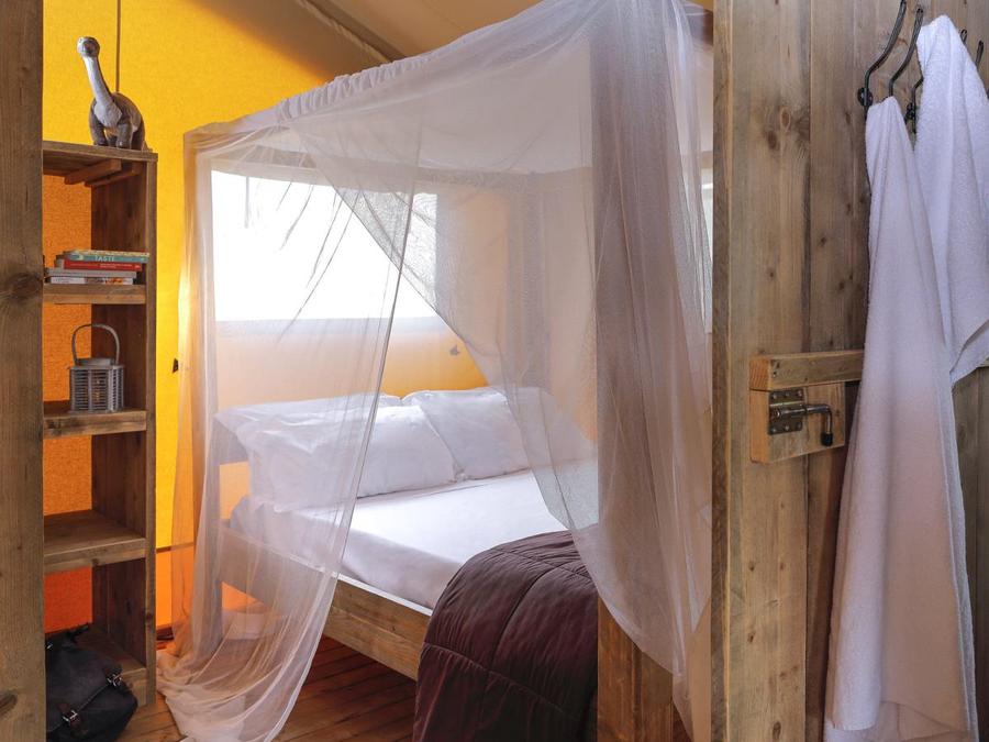 Tente en toile et en bois 6 personnes - hu Glamp Premium XL	Tenda 5
