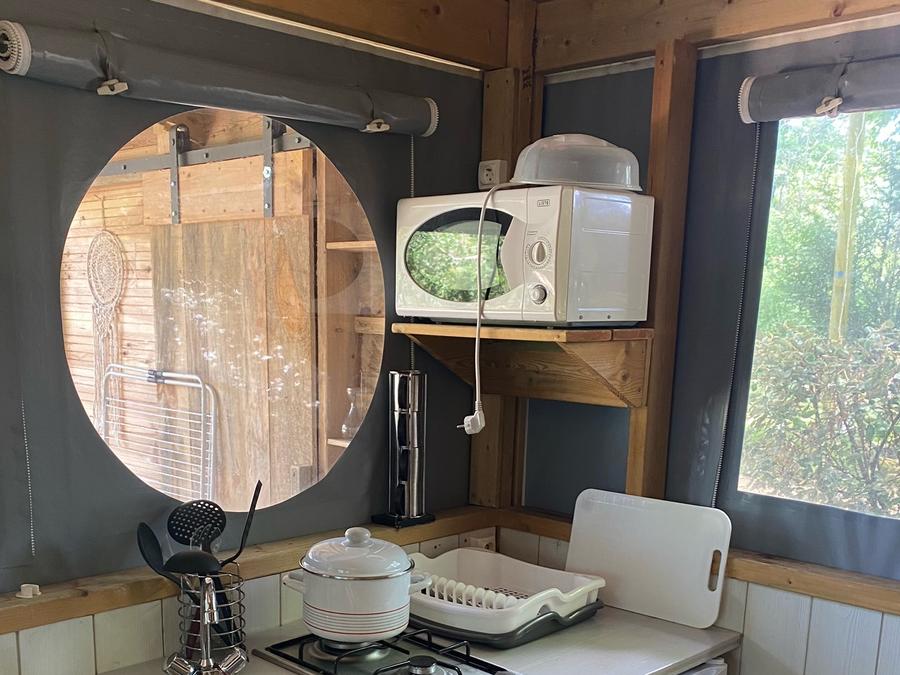 Bungalow toilé 4 personnes - B30 Lodge Toilé 2ch WC 4