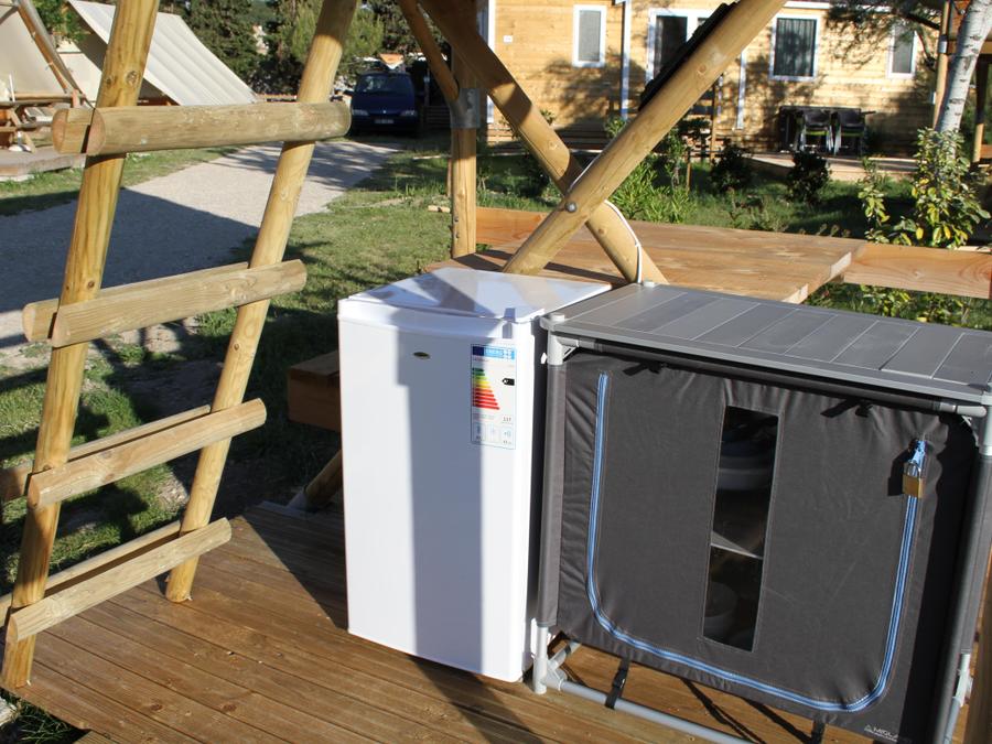 Tente en toile et en bois 2 personnes - Bivouac sous les étoiles 5