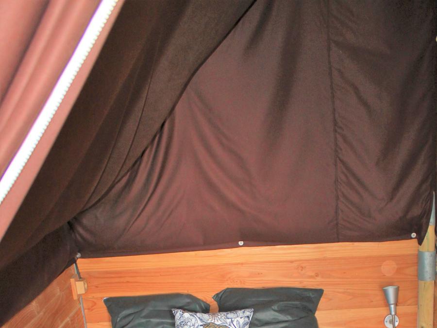 Tente en toile et en bois 5 personnes - ECOLODGE STANDARD sans sanitaires 20 m² 12