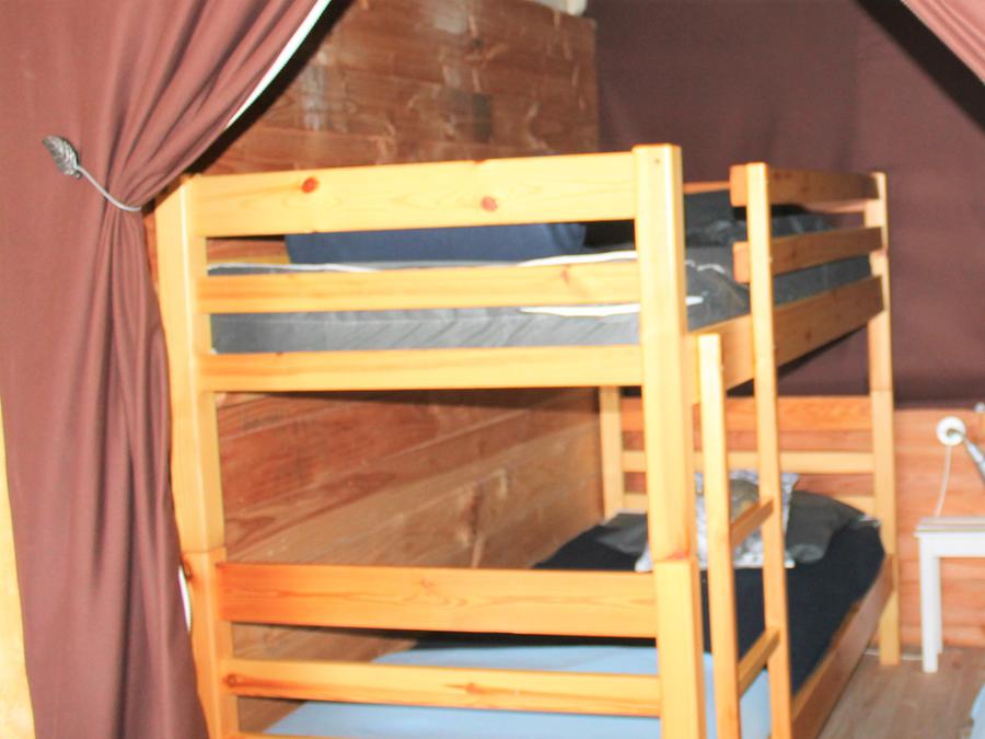 Tente en toile et en bois 5 personnes - ECOLODGE STANDARD sans sanitaires 20 m² 13