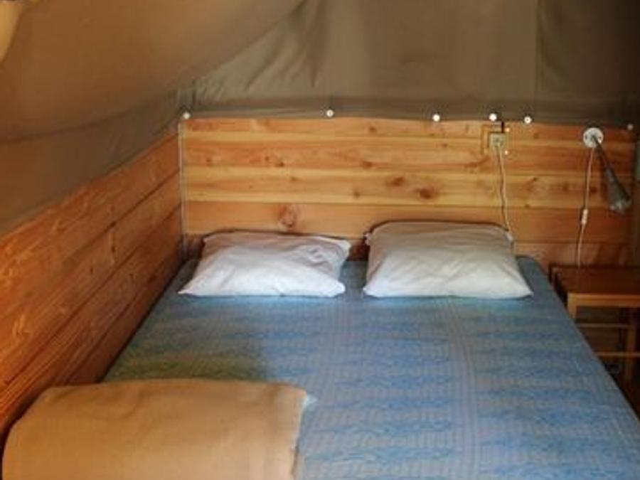 Tente en toile et en bois 5 personnes - ECOLODGE STANDARD sans sanitaires 20 m² 4