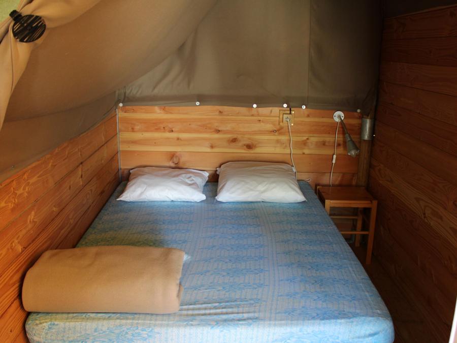 Tente en toile et en bois 5 personnes - ECOLODGE STANDARD sans sanitaires 20 m² 8