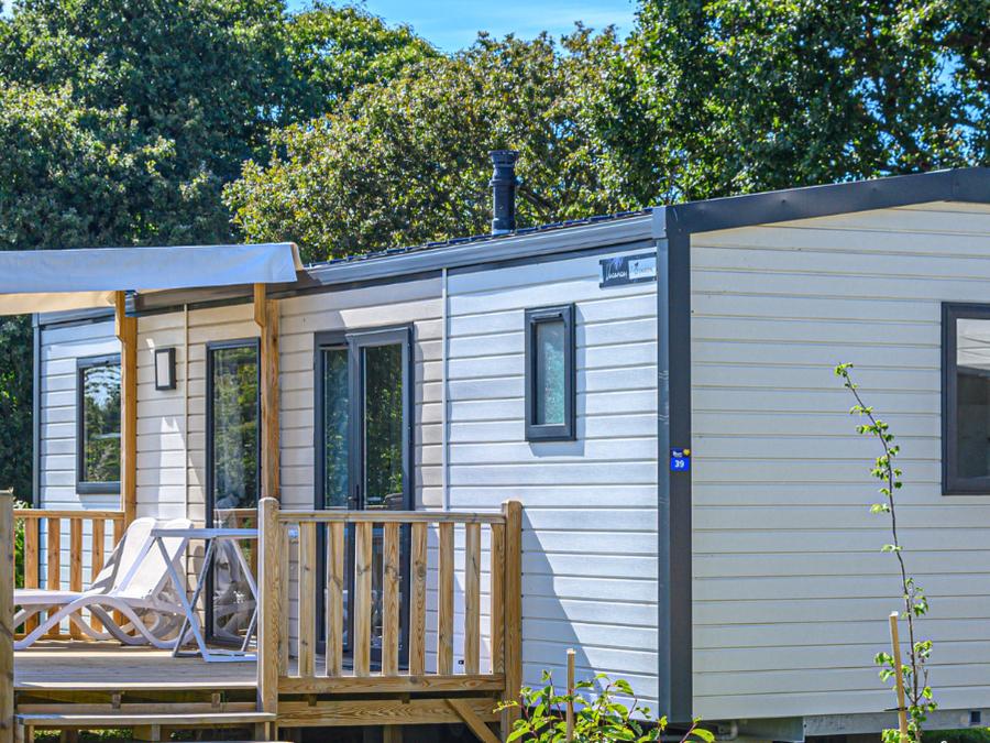 Mobilhome 4 personnes - Premium 28m² - 2 chambres + TV + Terrasse + draps et serviettes 0