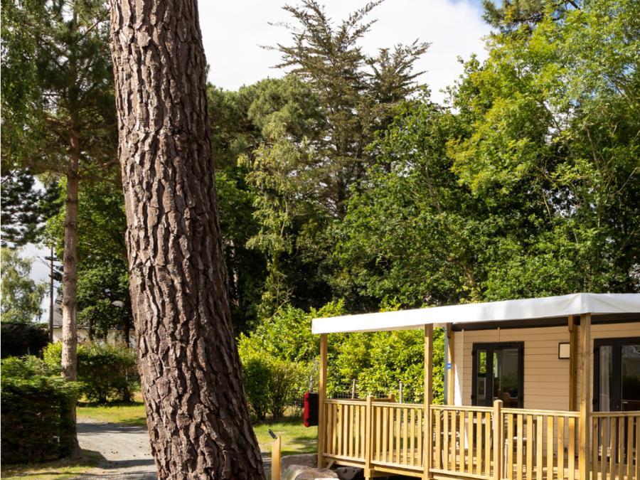 Mobilhome 6 personnes - Premium 32m² - 3 chambres + TV + lave-vaisselle + Terrasse + draps + serviettes 0