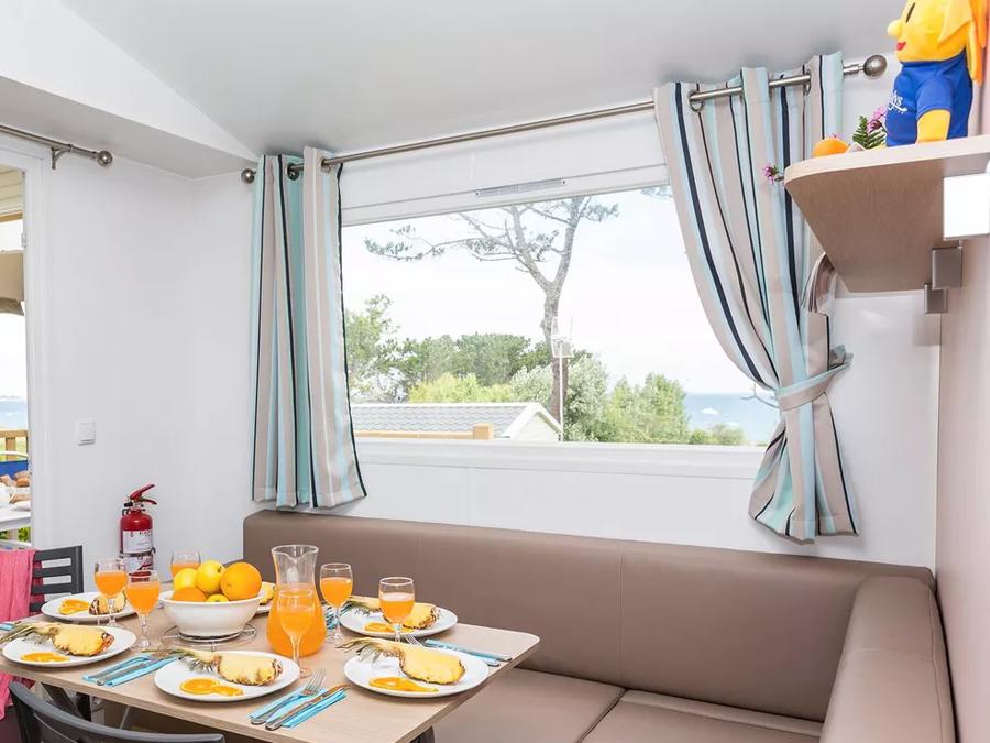 Mobilhome 6 personnes - Mobil-home Standard 28m² - 3 chambres + TV + Terrasse 6 pers. 4