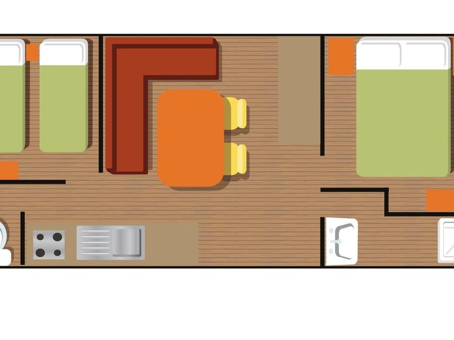 Mobilhome 4 personnes - MERCURE 6