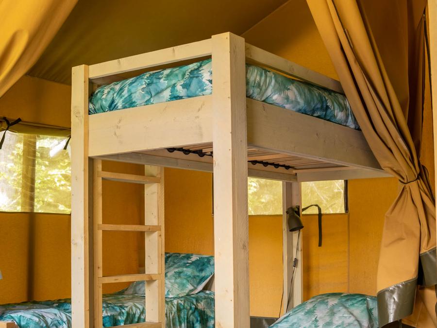 Tente en toile et en bois 5 personnes - Tente safari 37m² 10