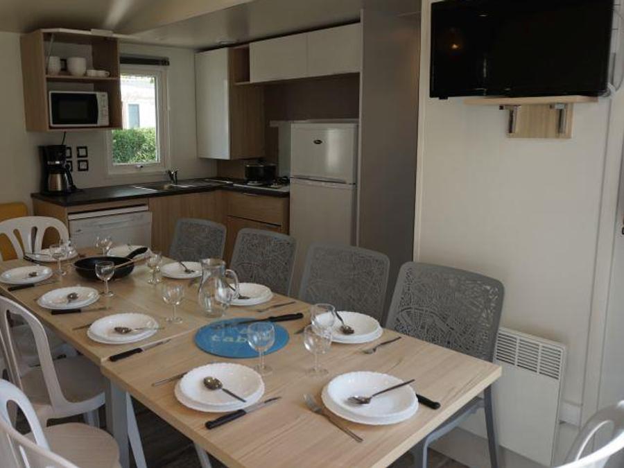 Mobilhome 8 personnes - C- Mobil-home Quatro - 4 chambres 2 salles de douche 3