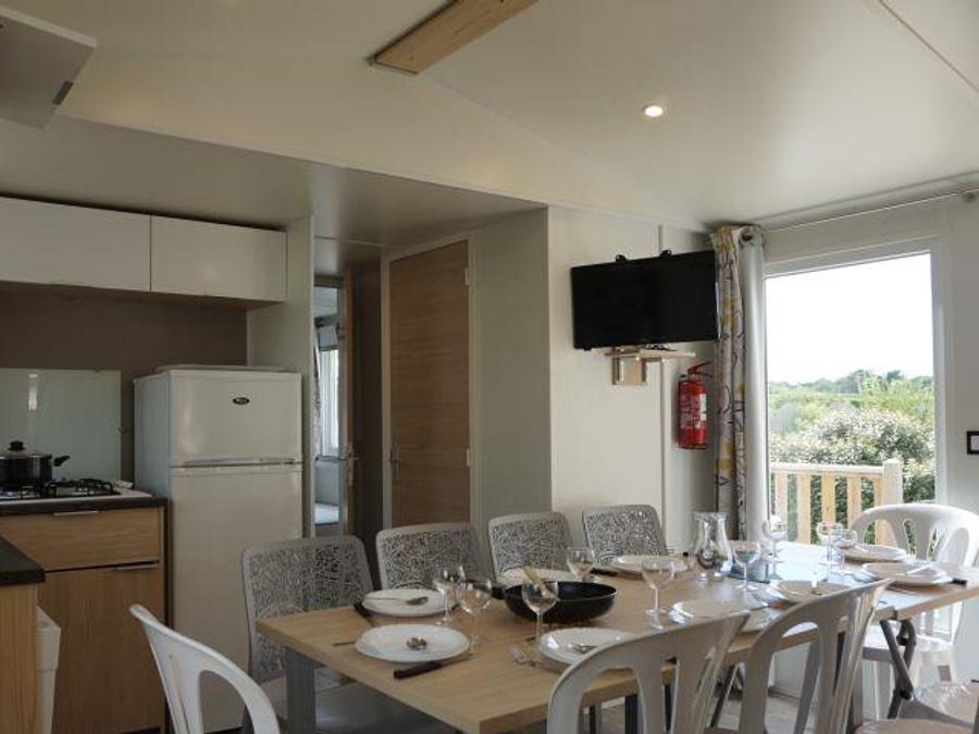 Mobilhome 8 personnes - C- Mobil-home Quatro - 4 chambres 2 salles de douche 2