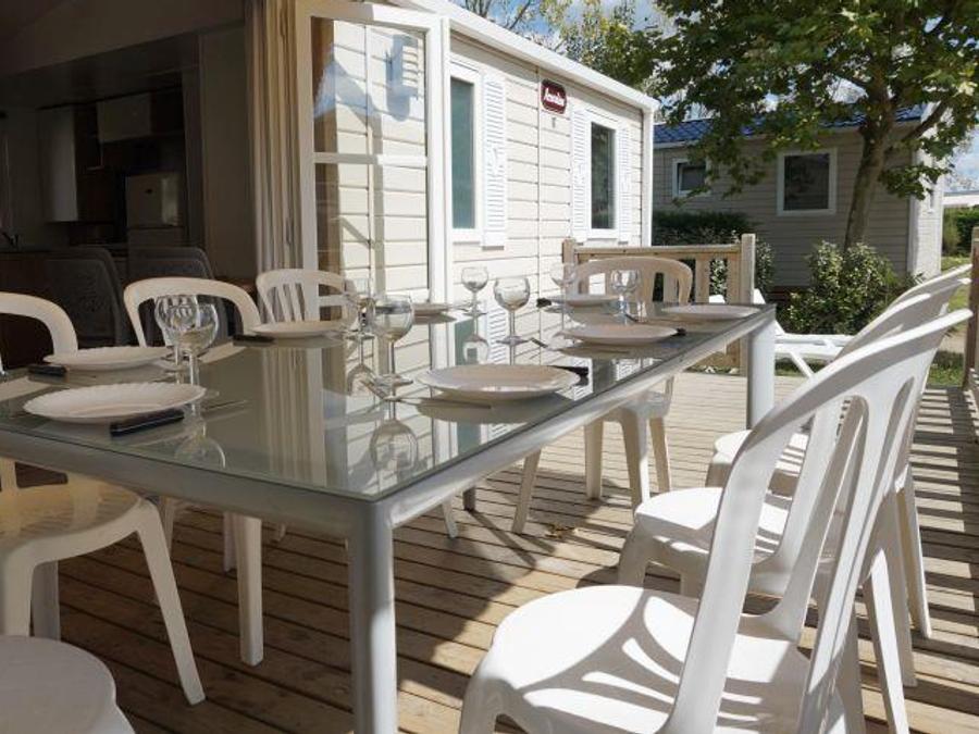 Mobilhome 8 personnes - C- Mobil-home Quatro - 4 chambres 2