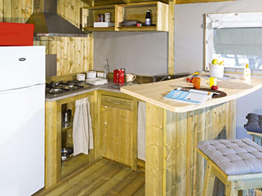 Lodge 4 personnes - Ecolodge 2 CH - 4 PERS 32 m² - TV + CLIM 3
