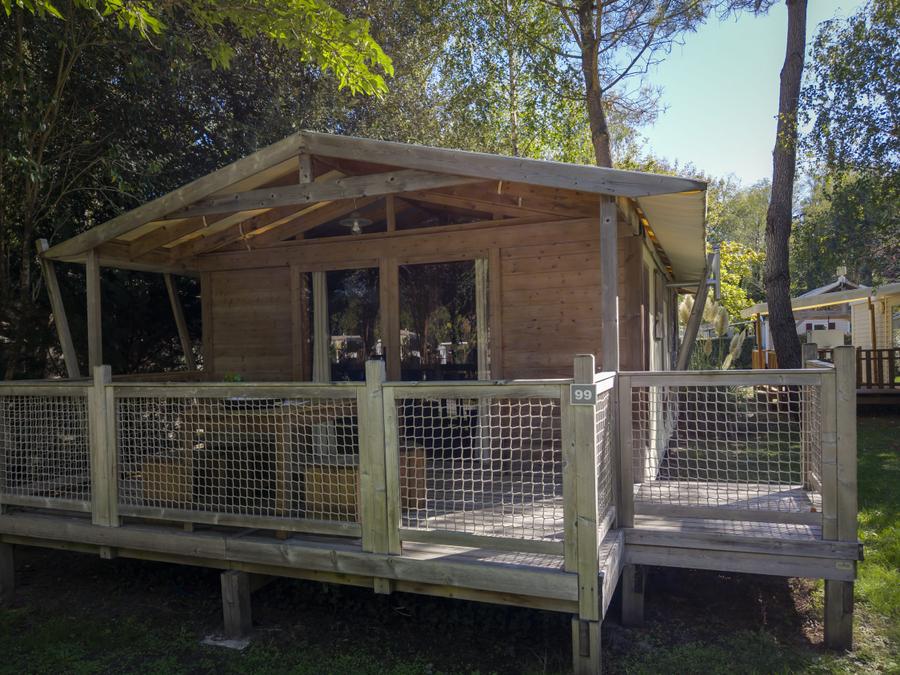 Lodge 4 personnes - Ecolodge 2 CH - 4 PERS 32 m² - TV + CLIM 10