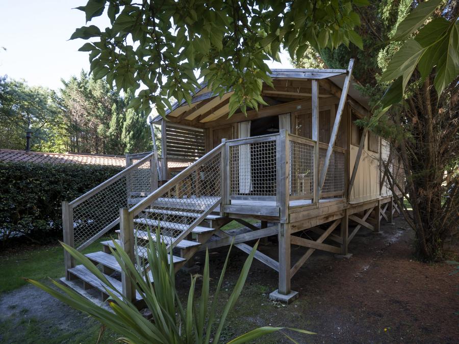 Bungalow toilé 4 personnes - Ecolodge 2 CH - 4 PERS 32 m -TV + CLIM 0