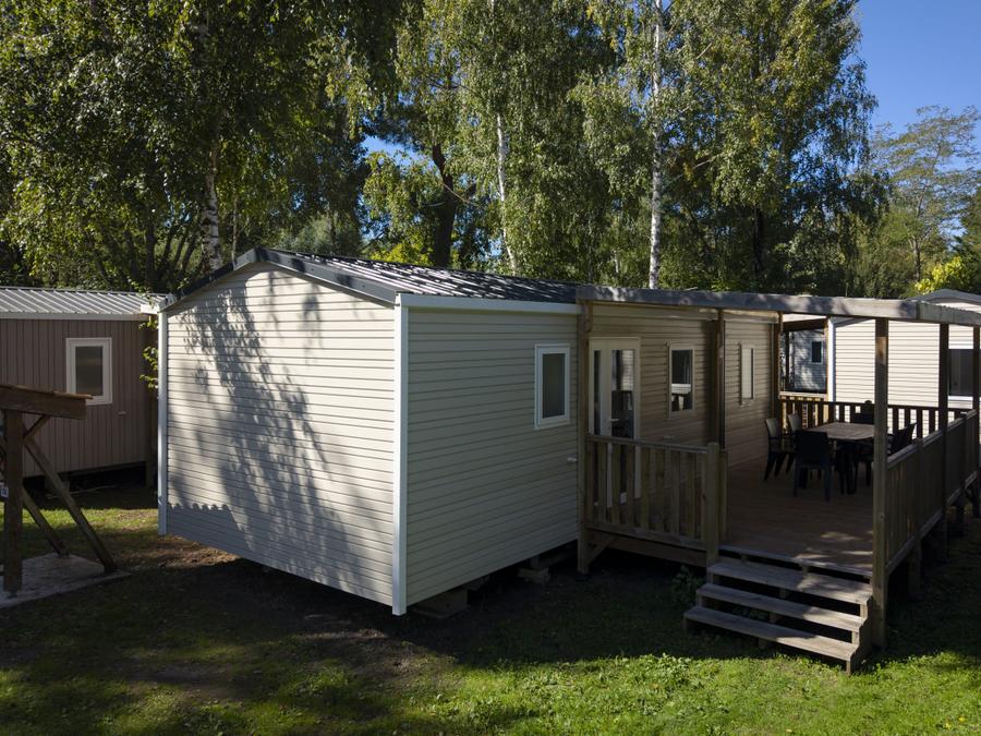 Mobilhome 4 personnes - Cottage des Familles 2 CH - 4 PERS 32 m² - TV + CLIM + LV + DRAPS (inclus à la location à la semaine) 0