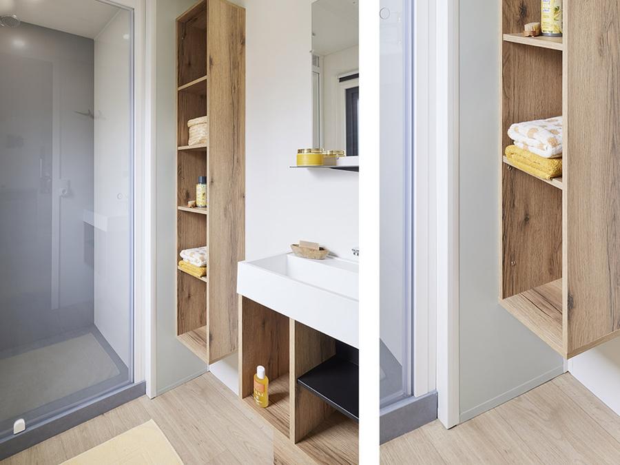 Mobilhome 6 personnes - Cottage des Familles 3 CH- 6 PERS 32 m² - TV + CLIM + LV + DRAPS (inclus à la location à la semaine) 3