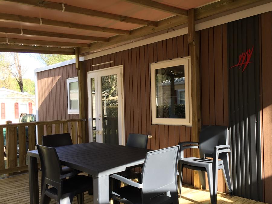 Mobilhome 6 personnes - Cottage des Familles 3 CH- 6 PERS 32 m² - TV + CLIM + LV + DRAPS (inclus à la location à la semaine) 1