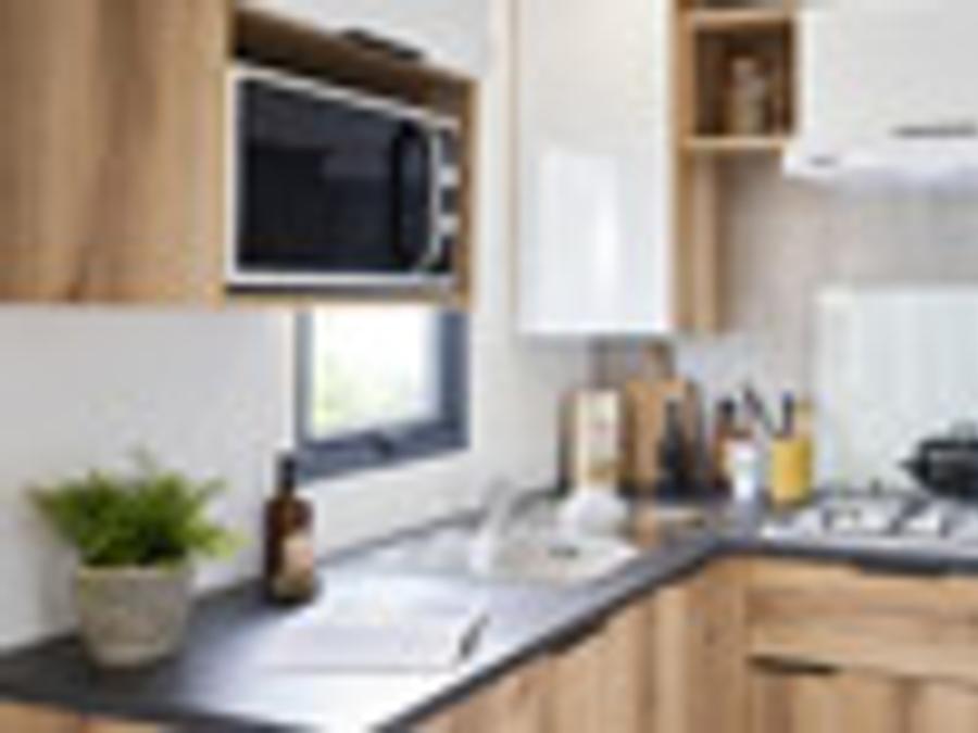 Mobilhome 6 personnes - Cottage des Familles 3 CH- 6 PERS 32 m² - TV + CLIM + LV + DRAPS (inclus à la location à la semaine) 5