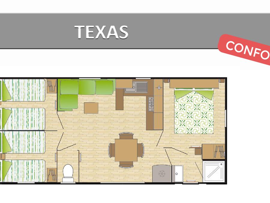 Mobilhome 8 personnes - TEXAS CONFORT. 9