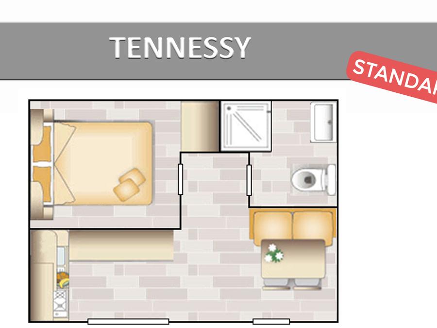 Mobilhome 2 personnes - TENNESSY STANDARD. 9