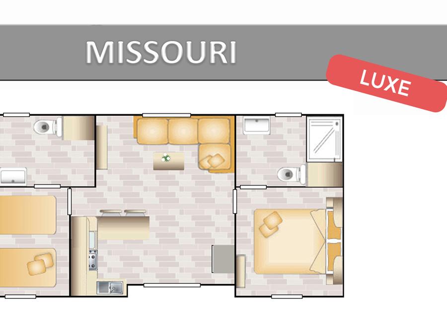 Mobilhome 4 personnes - MISSOURI CONFORT 9