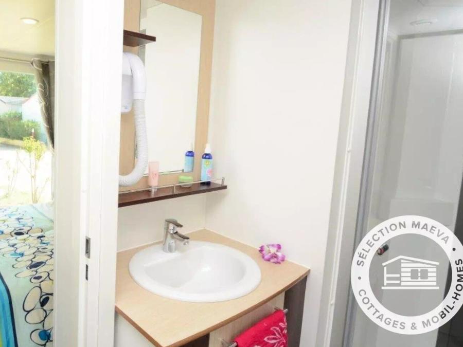 Mobilhome 6 personnes - Mobil-home Alabama Confort 3 Pièces 4/6 Personnes Climatisé + TV 2 sdb 7