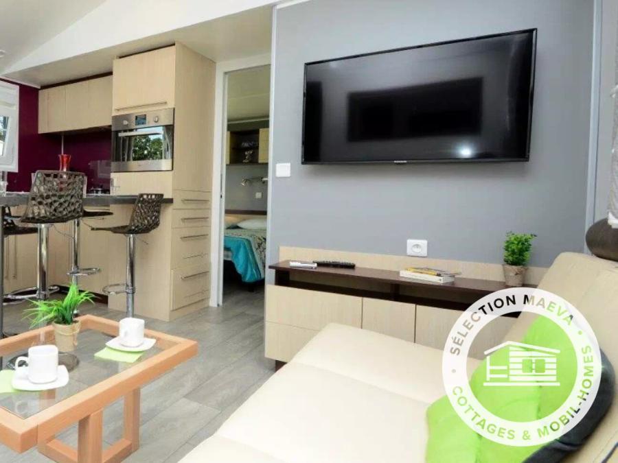 Mobilhome 6 personnes - Mobil-home Alabama Confort 3 Pièces 4/6 Personnes Climatisé + TV 2 sdb 2