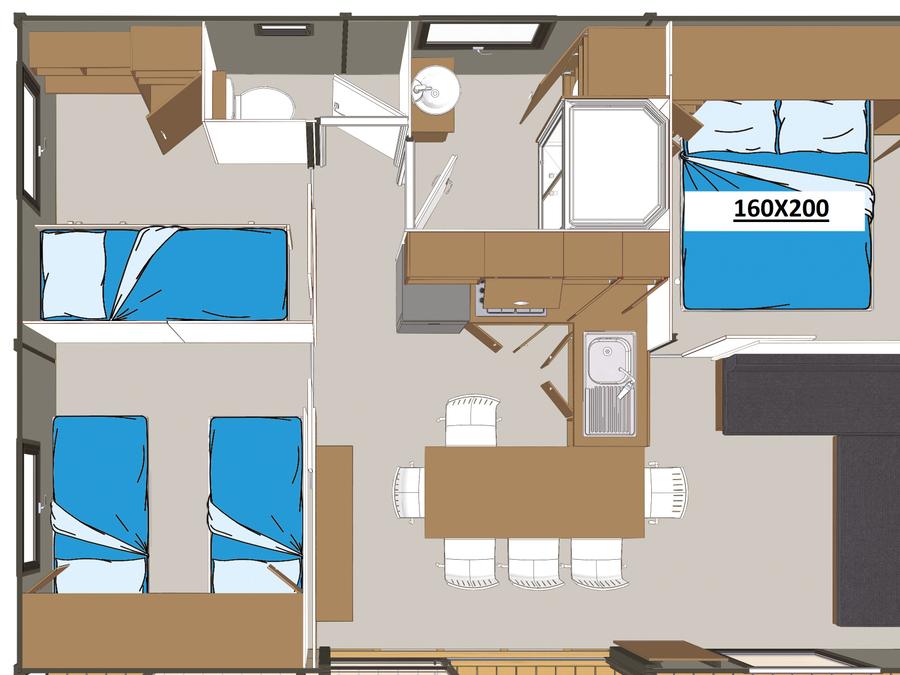 Chalet 6 personnes - BELHARRA 5/6 personnes - 3 chambres 18