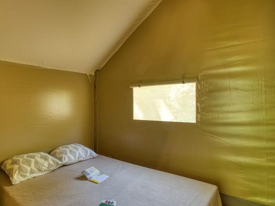 Tente en toile et en bois 5 personnes - Lodge Wood 23m² - 2 chambres 6