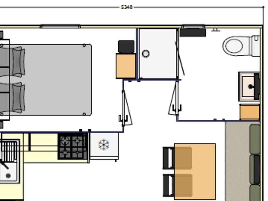 Mobilhome 2 personnes - BAHIA COMPACT 20 m² 8