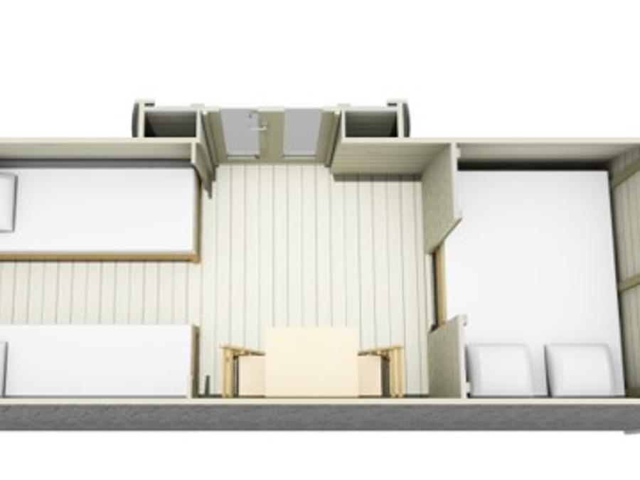Unique 4 personnes - Cabane POD 14m² - 2 chambres 4