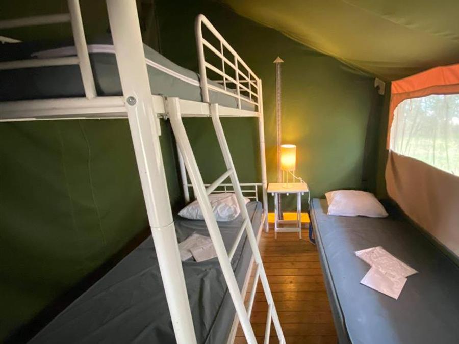 Tente en toile et en bois 5 personnes - AMERICAINE 3