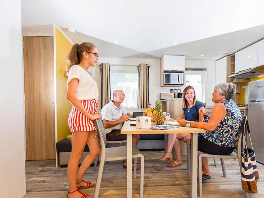 Mobilhome 8 personnes - Privilège 4 chambres 1