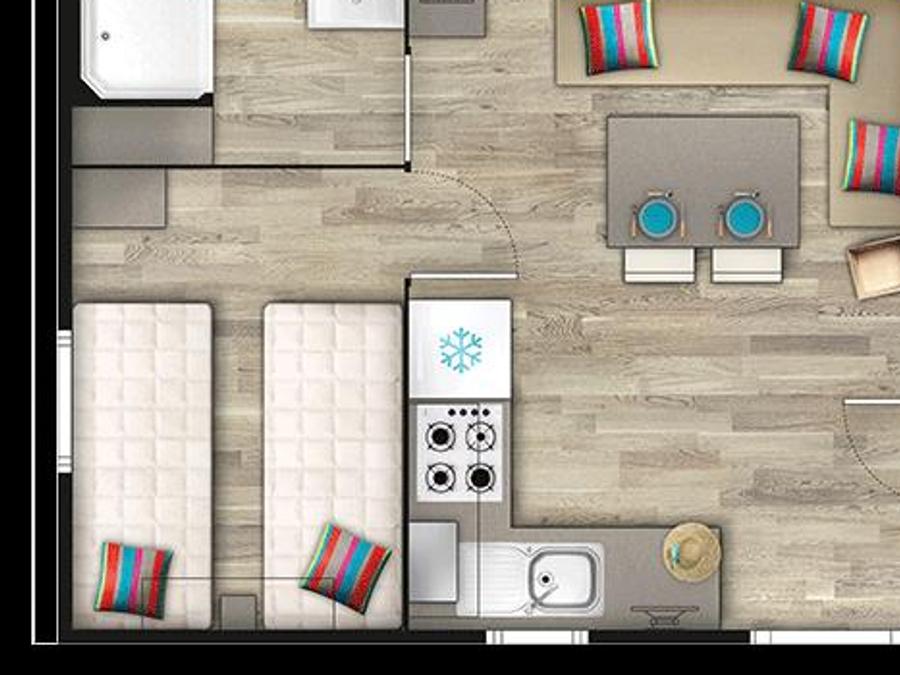 Mobilhome 4 personnes - LO77 9