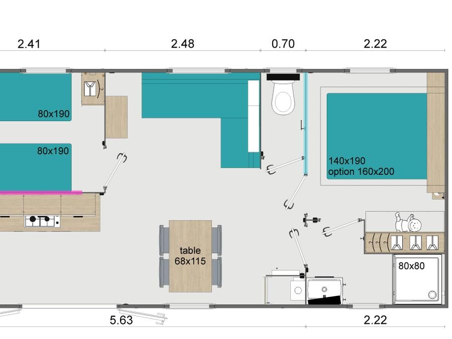 Mobilhome 4 personnes - LO77 4