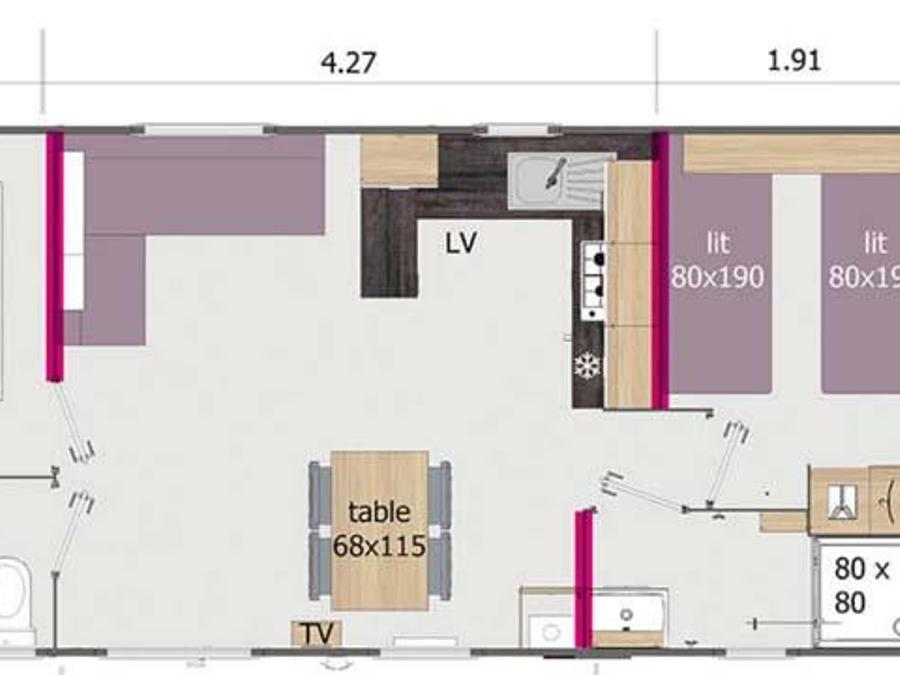 Mobilhome 6 personnes - Bien être 7