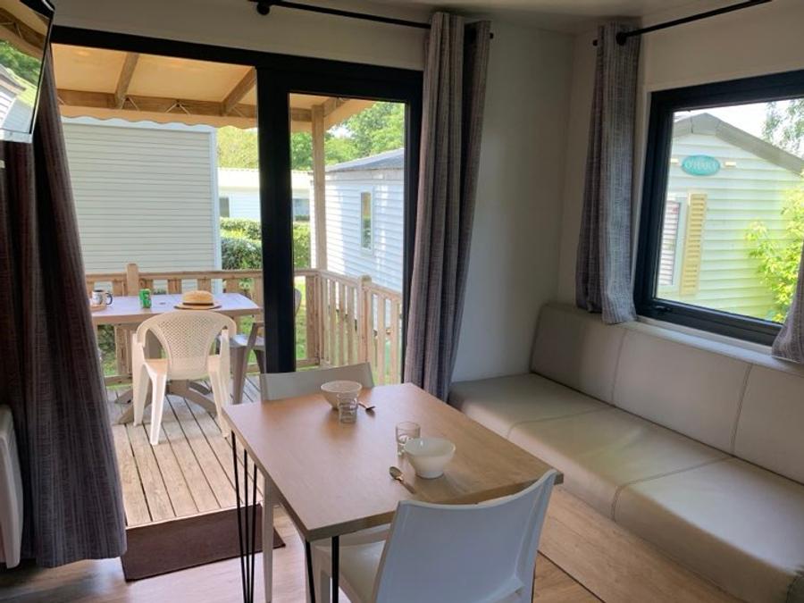 Mobilhome 2 personnes - 2 pers. - Terrasse couverte - 2 chambres 2 Pers. SAMEDI 3
