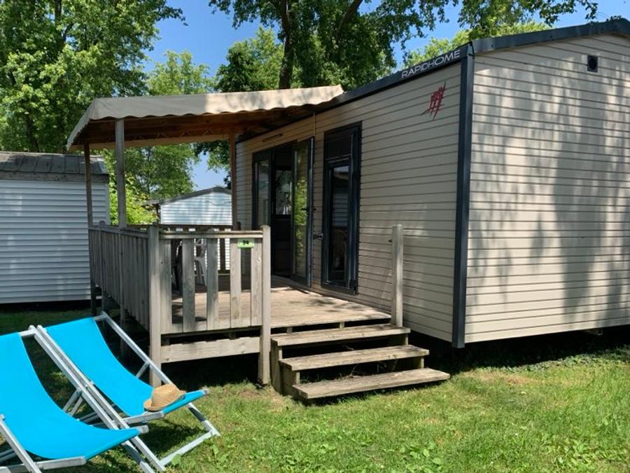 Mobilhome 2 personnes - 2 pers. - Terrasse couverte - 2 chambres 2 Pers. SAMEDI 0