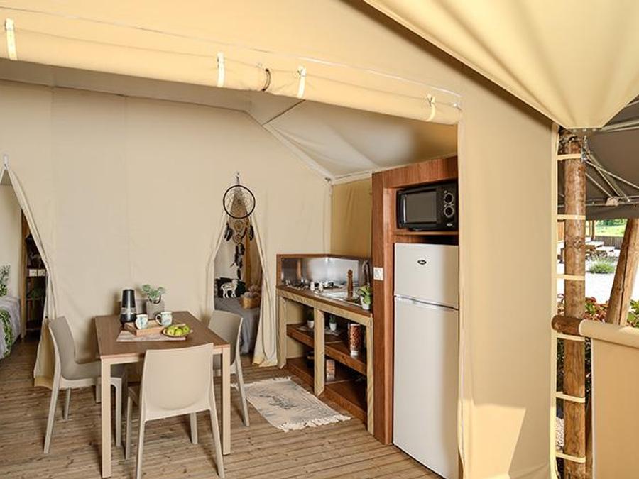 Tente en toile et en bois 5 personnes - Jungle Lodge 3