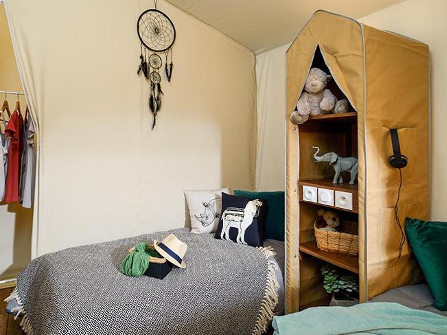 Tente en toile et en bois 5 personnes - Jungle Lodge 4
