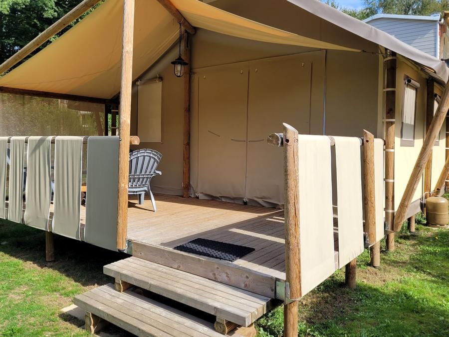 Tente en toile et en bois 5 personnes - Jungle Lodge 7