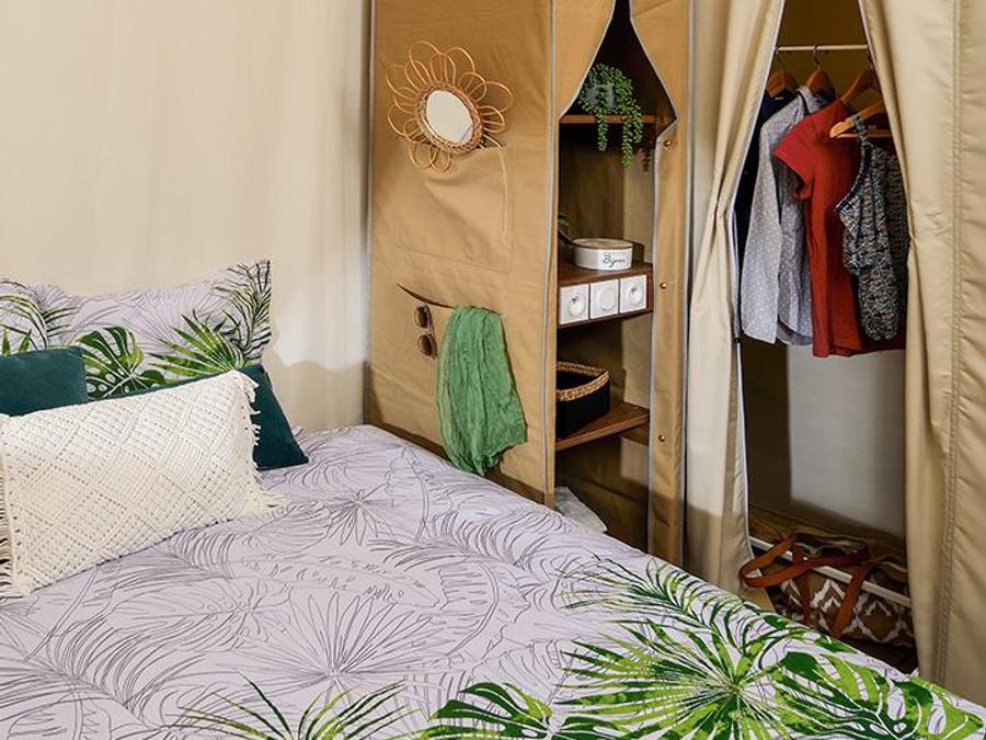 Tente en toile et en bois 5 personnes - Jungle Lodge 6