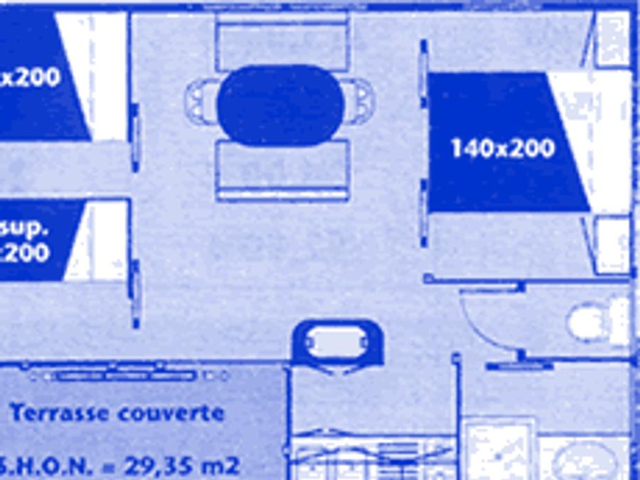 Mobilhome 6 personnes - Cottage 4