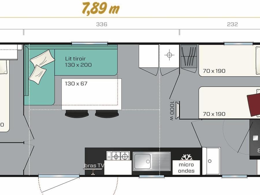 Mobilhome 5 personnes - Titania 6