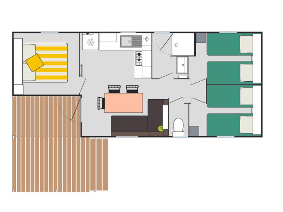 Mobilhome 6 personnes - Home Plaisir 3ch (gamme Primo) 9