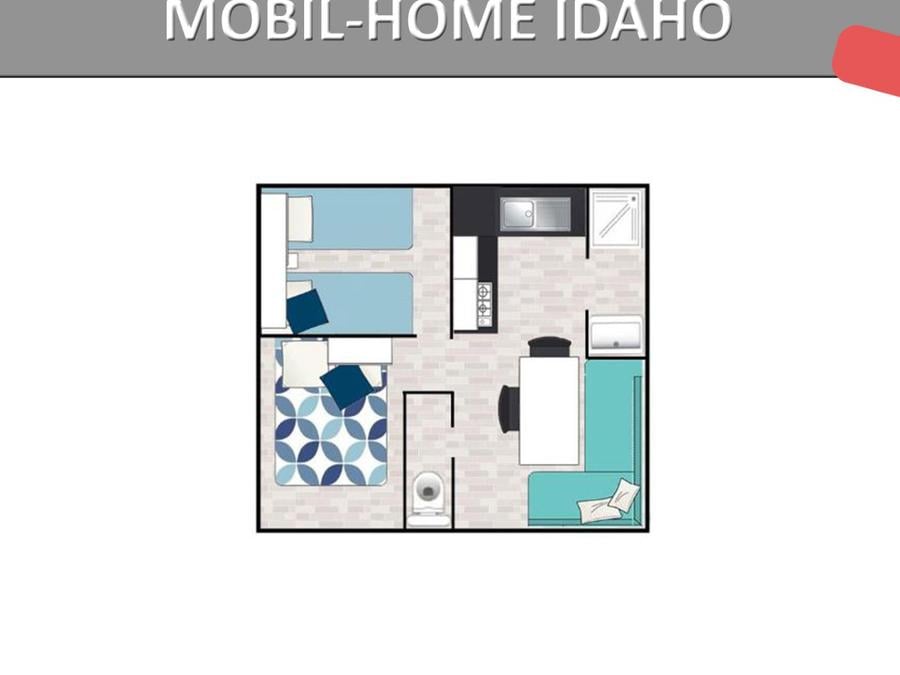 Mobilhome 4 personnes - IDAHO. ECO 8